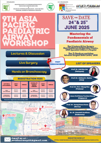9th Asia Pacific Paediatric Airway Workshop